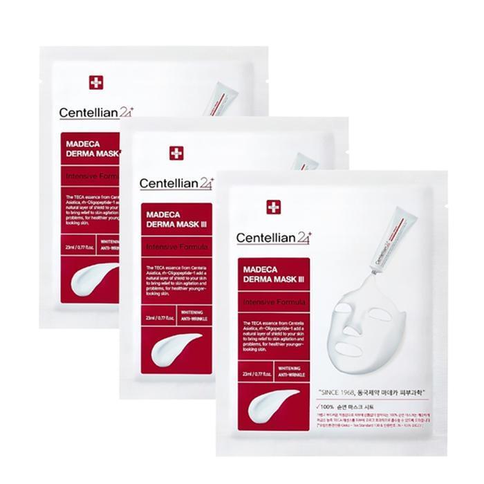 CENTELLIAN24 Madeca Pure Cotton Derma Mask 10 Sheets x3 Intensive (27318874)