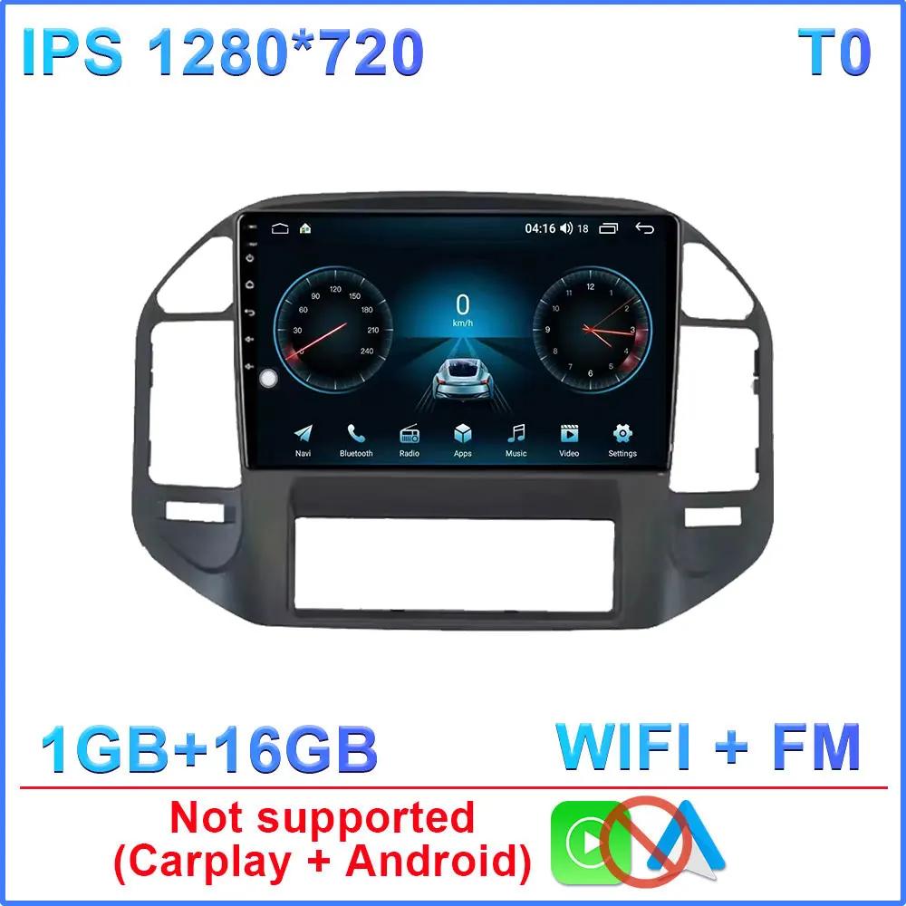 Головное устройство Android для Mitsubishi Pajero 3 V70 V60 1999-2006 Автомобильное радио Carplay Мультимедиа GPS Навигация WIFI+4G Нет 2din DVD
