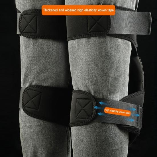 1 пара строительных наколенников сверхпрочные толстые пенные регулируемые ремни нескользящие профессиональные для работы на открытом воздухе садоводства кровельных работ укладки полов защита колен