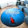 Christmas Gift Halloween Theme Bear Truck Coca Cola Round Carpet Soft Home Decoration Corridor Table and Chair Anti slip Outdoor Floor Mat Carpet H14