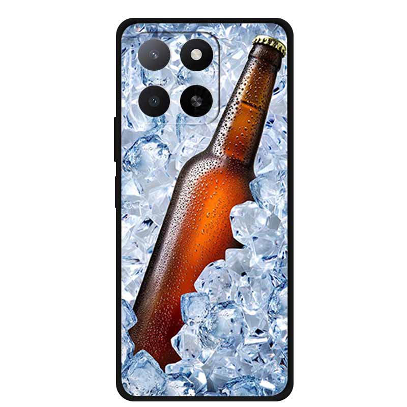6.7" Чехол для Honor X8c HonorX8c X 8 C Защитный чехол Черный Силиконовый Мягкая задняя крышка Чехол для Honor X8b X6b Play 9A Чехол для телефона