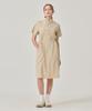 Built Moa Women'S Golf Nylon Half-Zip Dress