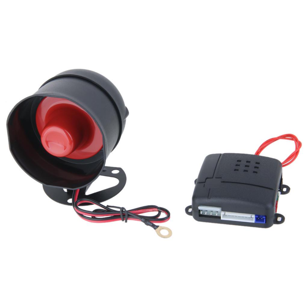 Автомобильная сигнализация, система защиты автомобиля, система безопасности, сирена без ключа с 2 пультами дистанционного управления, Burgla