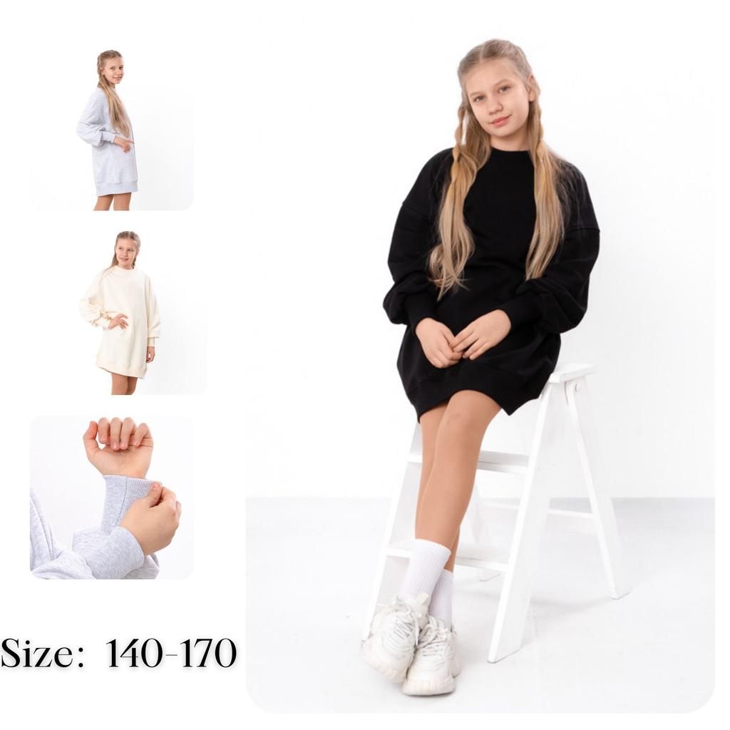Teen Girls' Tunic Dress – Stylish and Comfortable Fashion Outfit, Demi-season 6483-104 HC