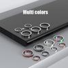 1 Set For Samsung Galaxy S24 S23 Ultra S24 S23 Plus Bling Glitter Diamond Metal Camera Lens Protector Ring with Tempered Glass