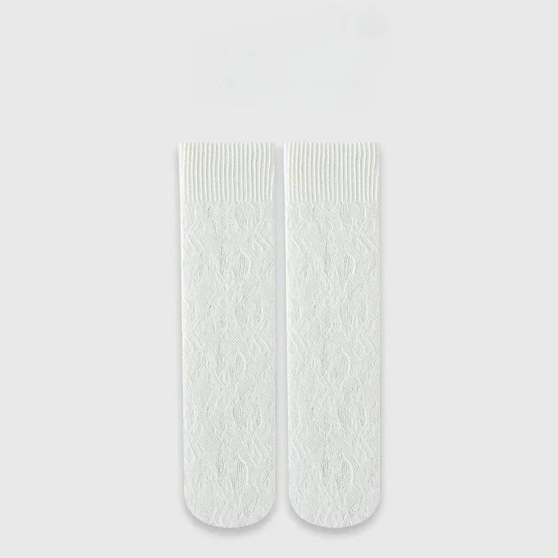 Летние кружевные тонкие носки для детей и девочек, простые, шикарные, с цветочным узором, детские носки из нейлоновой эластичной сетки, дышащие, школьные носки