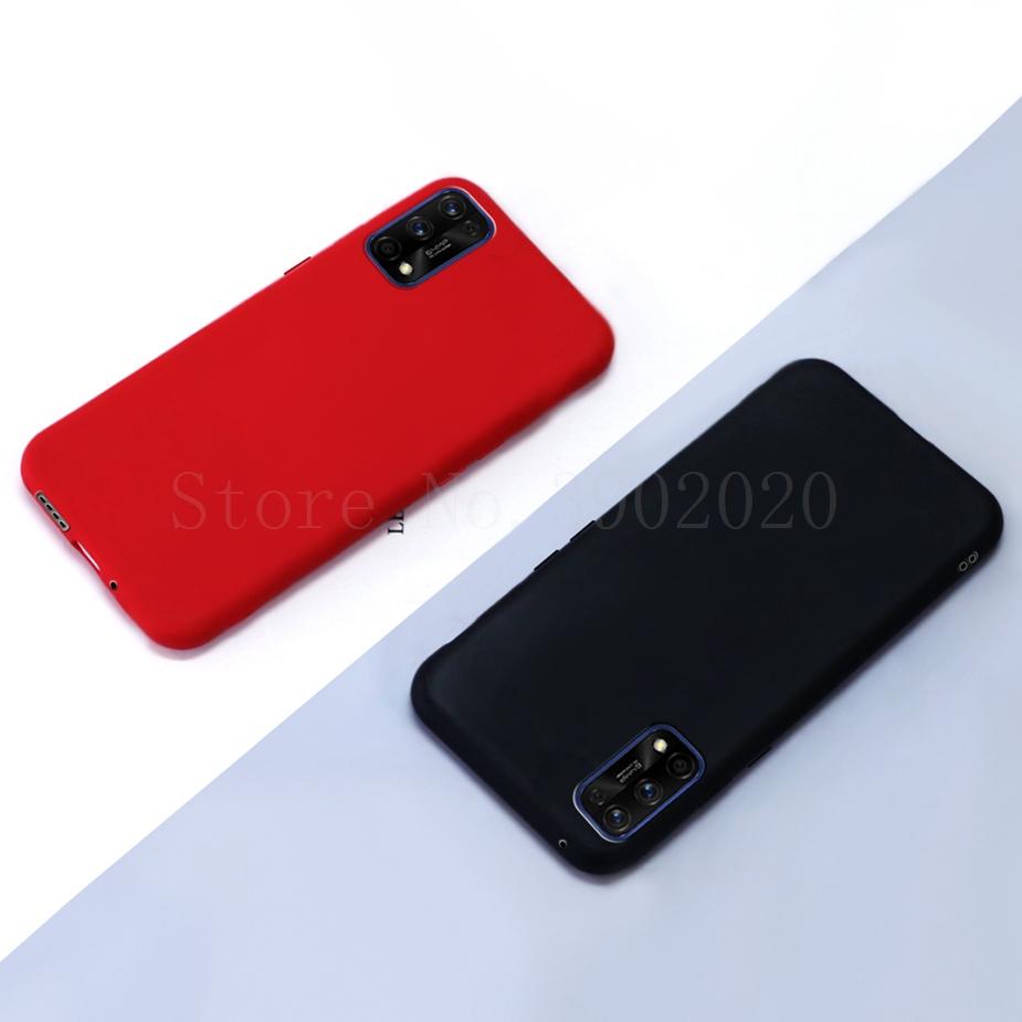 For Oppo Realme 7 X7 7 Pro Case Candy silicone Shockproof Phone Case On For Oppo Realme 7 7 Pro X7 X7Pro Full Cover Coque Bumper