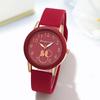 Womens Watch Casual Silicone Strap Quartz Watches Rabbit Pattern Wristwatch