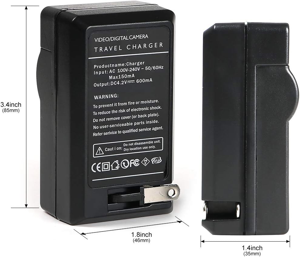 Battery Charger Lp-E6 For Canon Eos 60D, 60Da, 6D, 70D, 7D, 7D Mark Ii, 5D Mark Ii, 5D Mark Iii