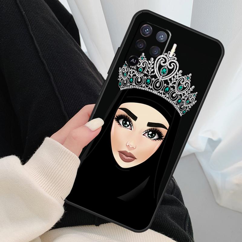 Мусульманский Исламский Чехол-Хиджаб для Девочек Арабский Для Oppo A18 A38 A58 A78 A98 A80 A60 A40 A96 A76 A16 A94 A74 A54 A15 A17 A57 A77 A5 Pro
