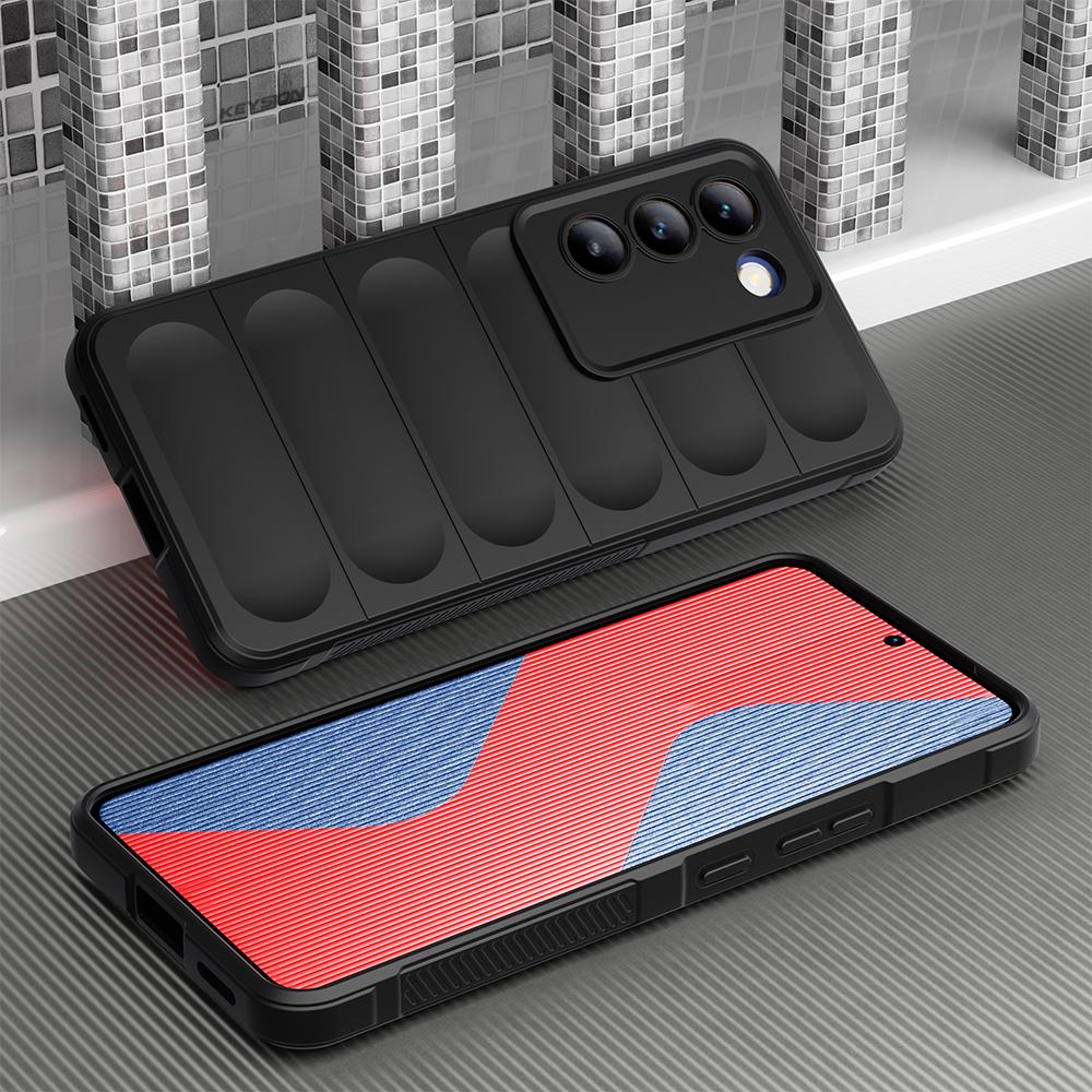 KEYSION Противоударный чехол для VIVO Y100 5G, противоскользящая мягкая силиконовая задняя крышка для телефона VIVO V40 SE 5G V30 SE V30 Lite 4G