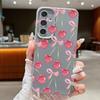 Чехол с принтом «Вишневые банты» для Samsung S26 Ultra S25 A18 S24 S23 S22 S21 FE A15 A16 A17 A35 A36 A37 A54 A55 A56 A57 Силиконовый чехол с текстурой кожи