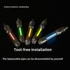 Titanium Alloy T323P Tritium Tube Keychain Pendant Signal Light Self-luminous, Easy To Disassemble