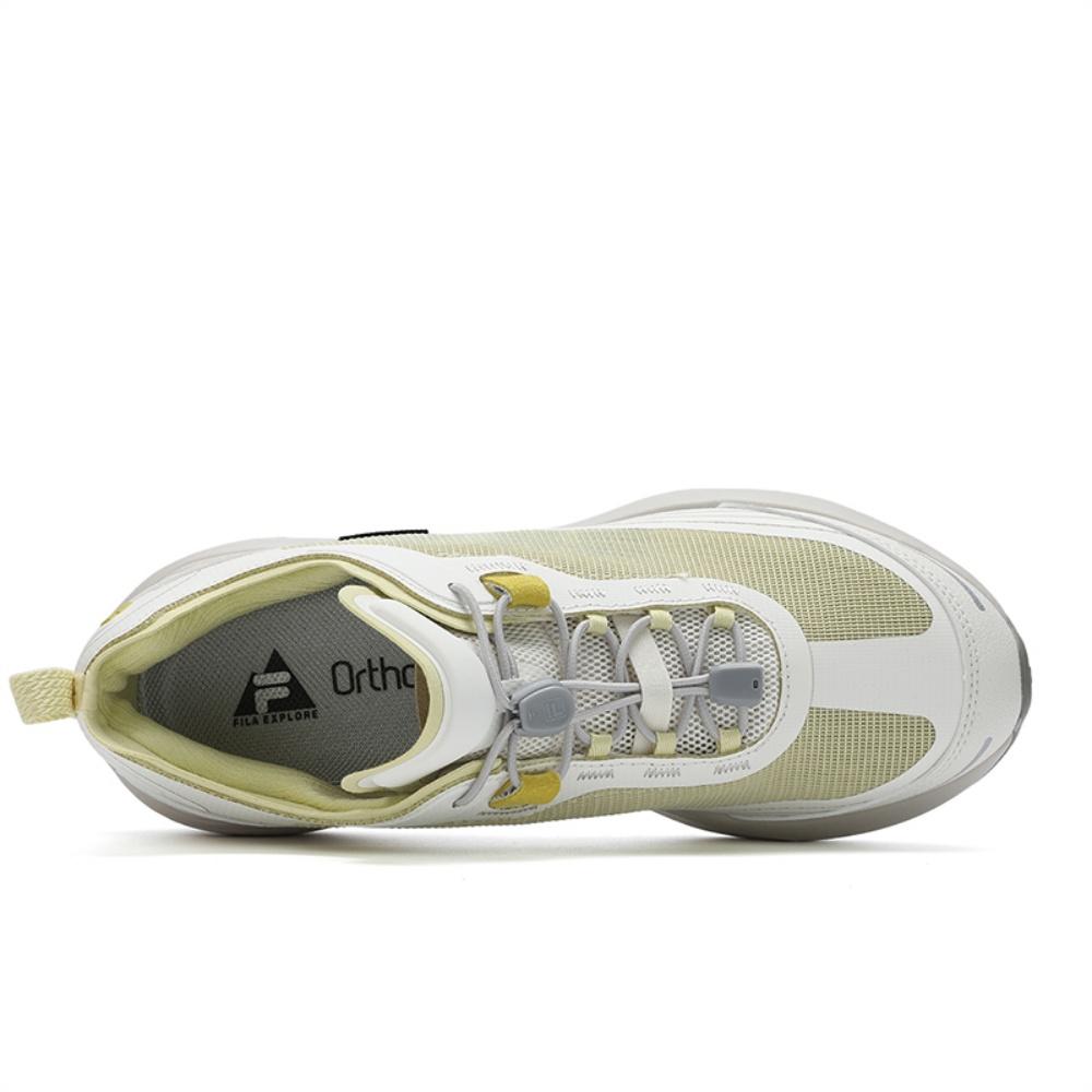 Fila Nuvole 3 Модные Классические Амортизирующие Низкие Кроссовки для Активного Отдыха Женская Обувь Кокосово-Белые A12W521207FCA