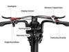 The new 2026 Aike 2000W electric motor with 48V 25AH battery, full suspension shock absorption, off-road electric bicycle.