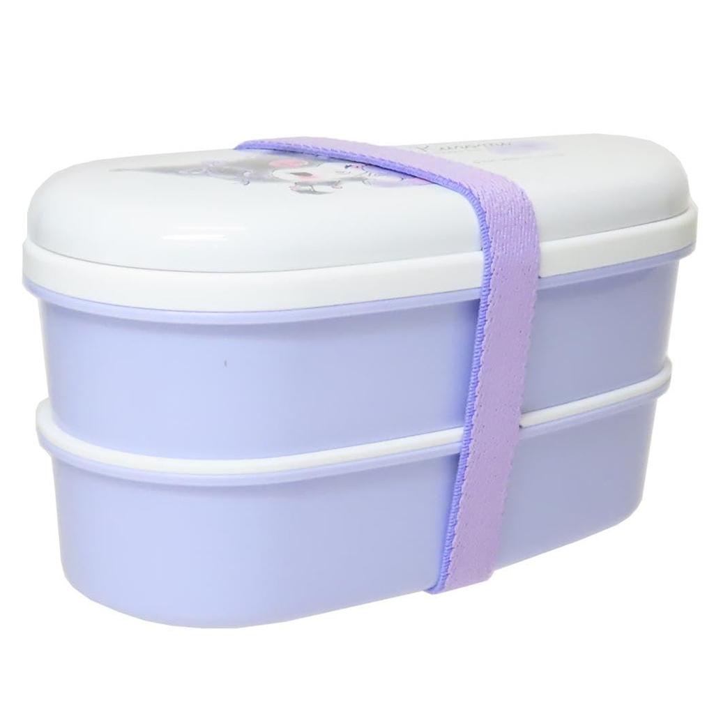 Kamio Japan Kuromi Овальный ланч-бокс бенто для микроволновки 053020 Двухъярусный контейнер, Контейнер,