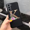 Чехол для Samsung S21 5G S21 Ultra Plus Милые Буквы Чехол Для Samsung Galaxy S21 Plus 5G S21+ S 21 Ultra Чехлы для Телефона Мягкие Fundas