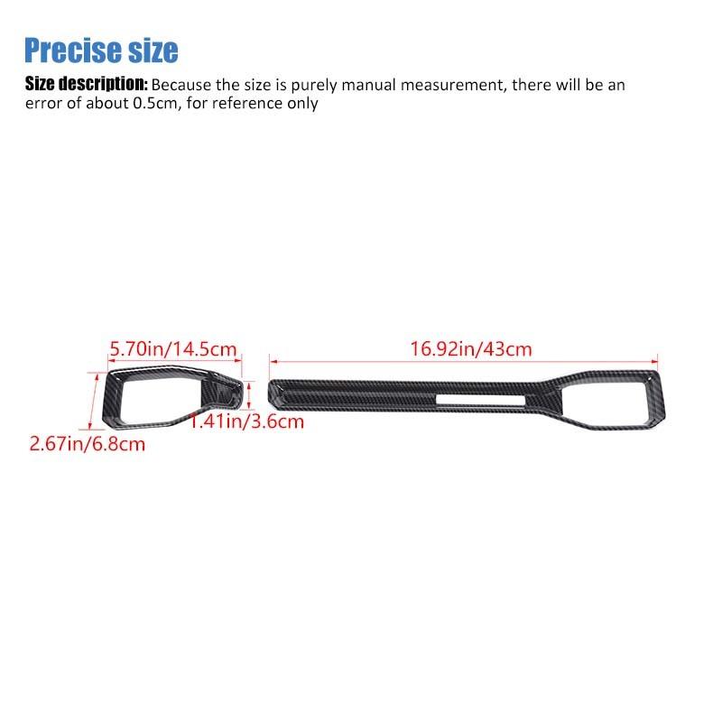 ABS Center Console Air Conditioning Vent Decoration Protective Cover Sticker Fit For Ford Mustang 2024 Up Car Interior Accessories