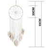 Макраме Ловец снов Цветок и свисающие листья Ловец снов