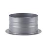 Adapter Flange Connection Flange Flange Adapter Galvanized Gray Metal Vent Pipe Wall 100mm 120mm 150mm 1pcs 200mm
