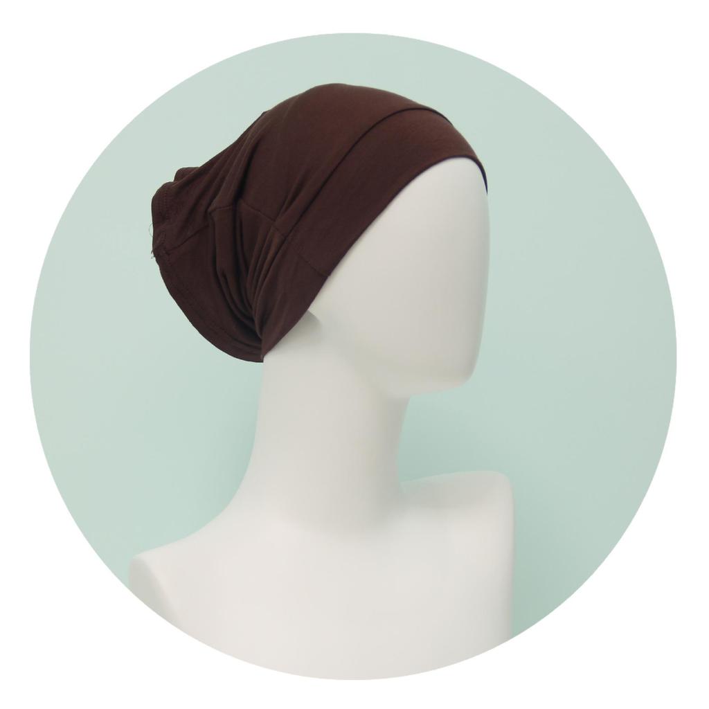 Solid Color Modal Bandage Cap Headscarf