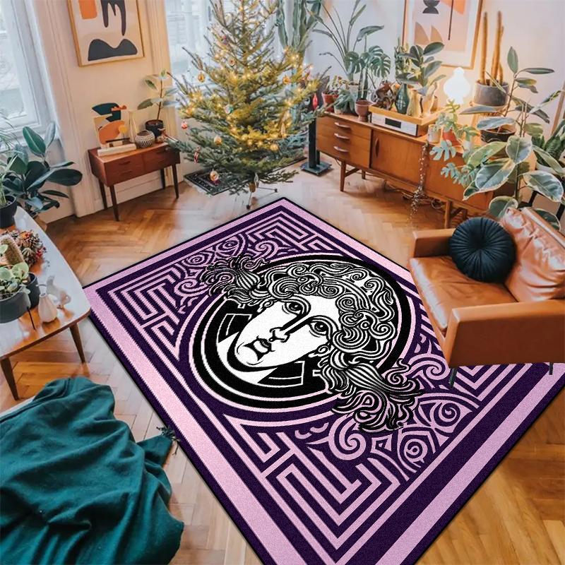 Современный черно-белый ковер для украшения гостиной Высококлассные роскошные ковры Нескользящий прикроватный коврик для спальни Моющийся коврик для пола в прихожую