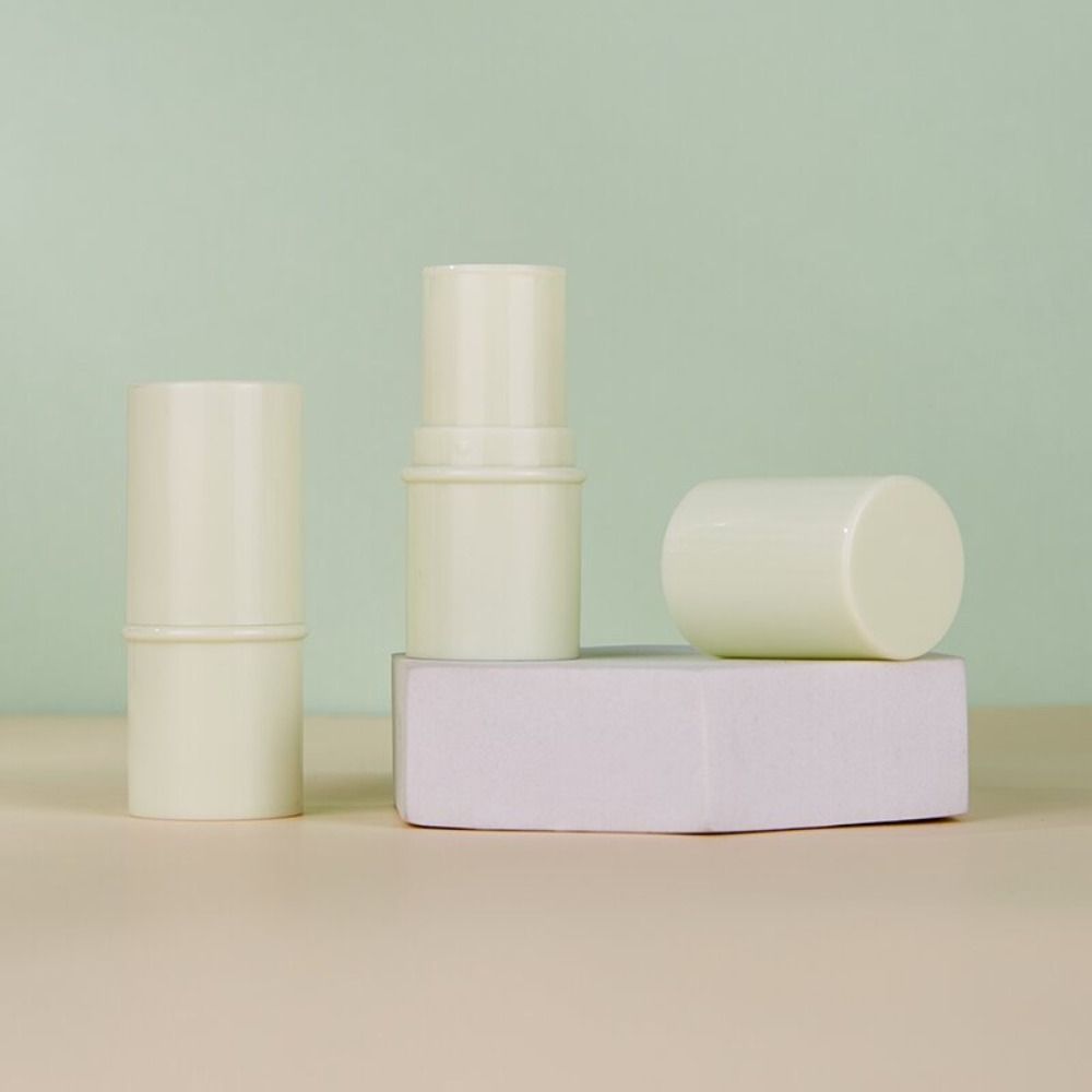 ABS Refillable Lipstick Tube Durable Lip Balm Container Practical Solid Ointment Bottle