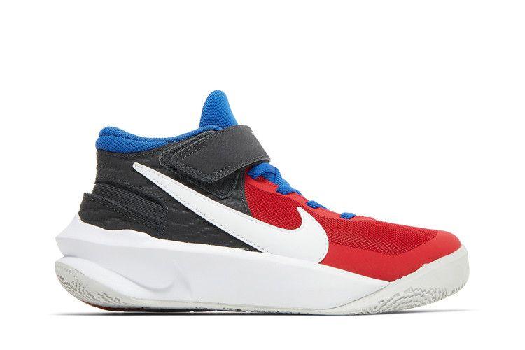 Nike Team Hustle D 10 Flyease University Red Game Royal (GS)