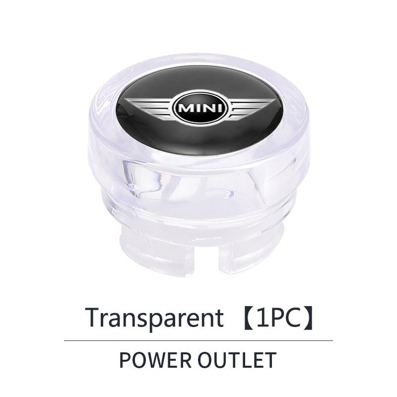 VCX16 Car Cigarette Lighter Cover Button Protective Case Anti Dust Cap For BMW Mini Cooper R50 R53 R55 R56 R60 R61 F54 F55 F56 F60