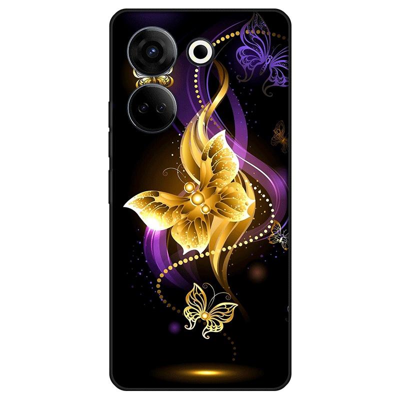 Для Tecno Camon 20 Pro 4G чехол из мягкого ТПУ Tecno Camon 20 Pro 5G силиконовый чехол с рисунком на заднюю панель телефона