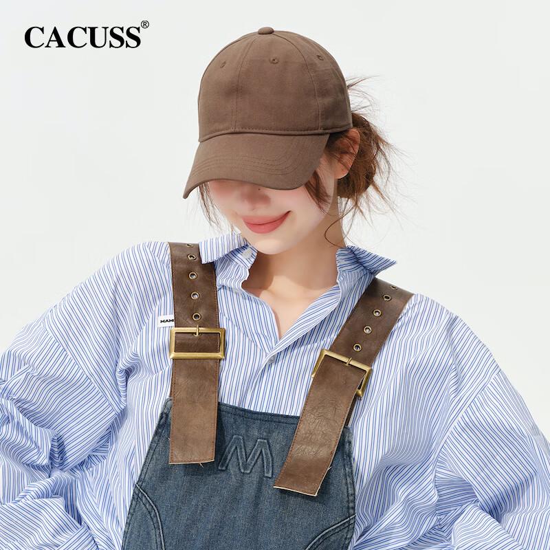 CACUSS Унисекс Мягкая Однотонная Бейсболка