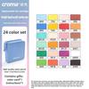 Набор многоразовых акриловых маркеров Croma 160/1 Colors с мягким наконечником, смываемые акварельные кисти, школьные принадлежности
