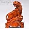 Китайская креативная резьба по розовому дереву, украшения в виде тигров, поделки для дома и офиса, аксессуары для украшения дома с животными