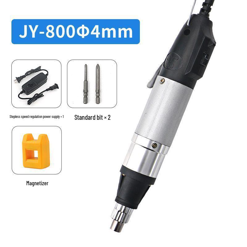 Электрическая отвертка JY801 - Сетевая, Маленькая, Прямая рукоятка, Бытовой электрический инструмент