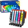 Совместимый картридж LxTek для Epson ITH Ginkgo Ink 6 Color Set 6 Large Level Wrapped ITH-6CL (Всего бутылок) Мощность/Инструкция