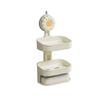 Plastic Suction Cup Soap Holder Wall Mounted Vacuum Suction Soap Dish Soap Sponge Holder  Kitchen