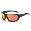 Cycling Sunglasses Men Women Wrap Fashion Trendy Color-Block Sports Glasses Versatile Anti Wind Custom Logo Lens