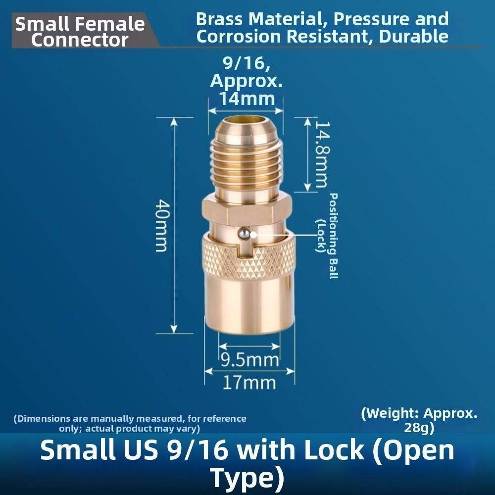 Brass Female Quick Coupling Heat Resistant Hose Barb Coupler Mold Cooling Systems