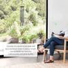 Wind Chimes 6pcs Aluminum Tubes Chimes Simple European Style Windbells Melodious Soothing Sound for Outdoor Indoor