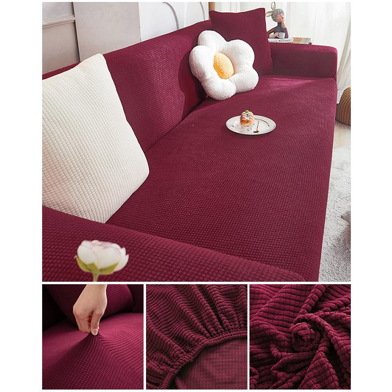 Эластичный жаккардовый чехол для дивана, эластичный чехол для дивана, секционный L-образный чехол для дивана, угловой чехол для гостиной, 1/2/3/4 сиденья