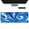 TOCCOOL Swirl Mouse Pad Large Mouse Pad Blue Gaming Mouse Mat Mouse Mat for Home and Office Brush E-Sports (Cleaning Included)