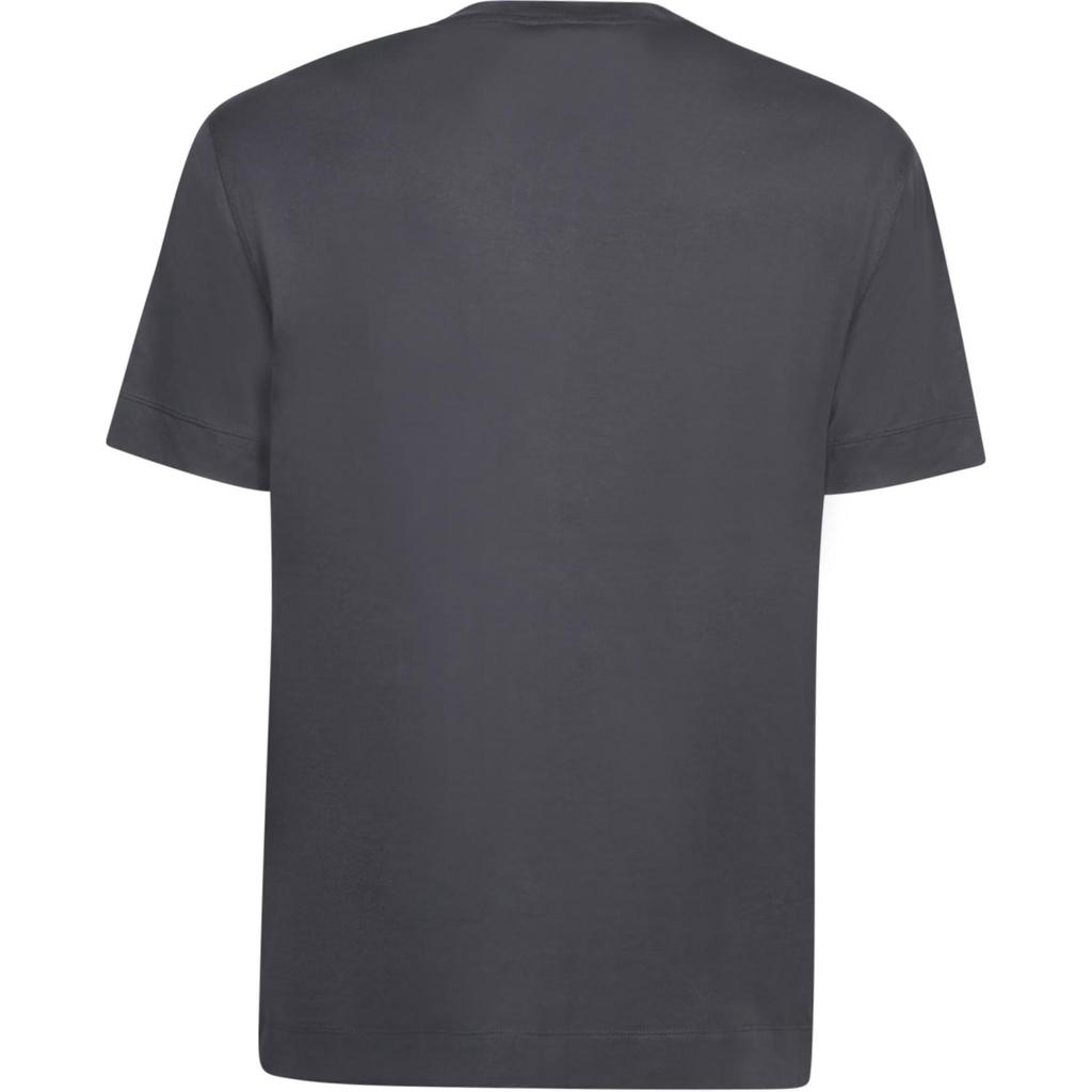 Emporio Armani Мужская футболка-свитшот с буквенным принтом, круглый вырез, короткий рукав, синий 6D1T98-1JOCZ-0979