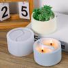 Tai Chi Aroma Candle Holder Silicone Mold Cement Flowerpot Storage Jar Mould DIY Resin Candles Cup Jewelry Box Molds Home Decor