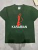 Футболка Kasabian Band Self Titled Album Зеленая Полный Размер S-5XL Унисекс