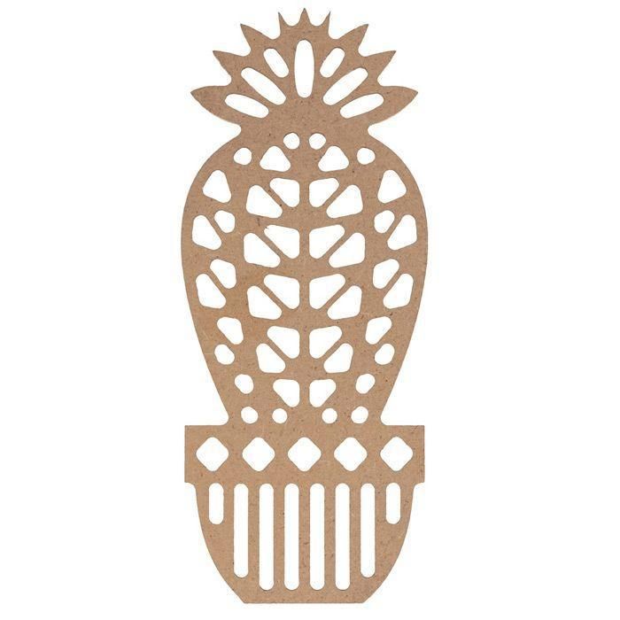 Decoration - ARTEMIO - Cactus Silhouette To Decorate - White - Adult - Mixed