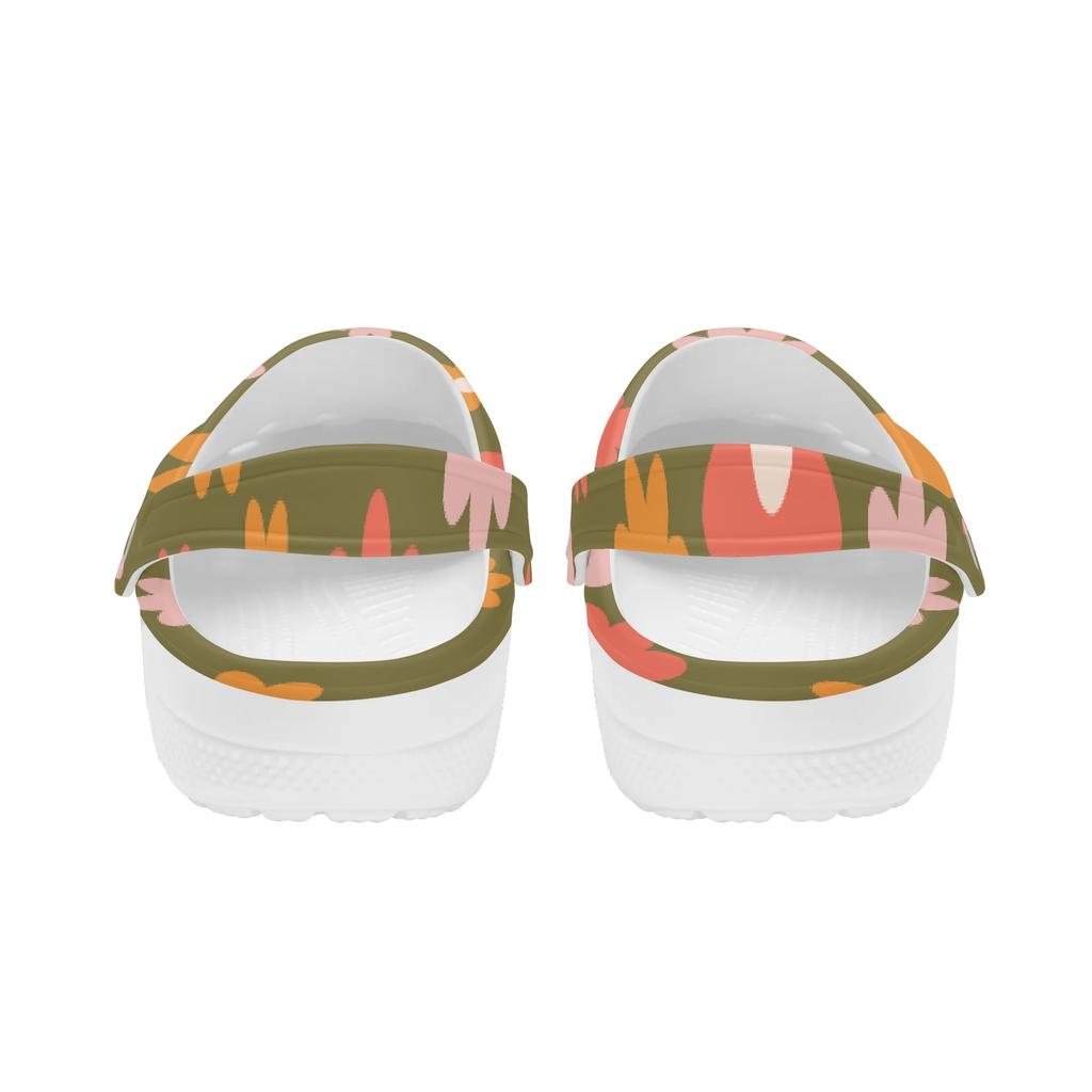 Cute Printed EVA Clogs Women Men Flexible Breathable Slip On Summer Sandals Casual Shoes Soft Sole Daily Walking Leisure Wear