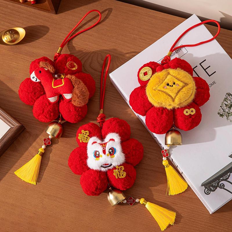 Chinese New Year Decoraitons  Horse Year Hanging Ornament Tassel Pendant Spring Festival Door Accessories Room Decor