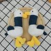 Plush Cute Doll Keychain Pendant Little Seagull Ugly Cute Doll Backpack Pendant Hanging Decoration