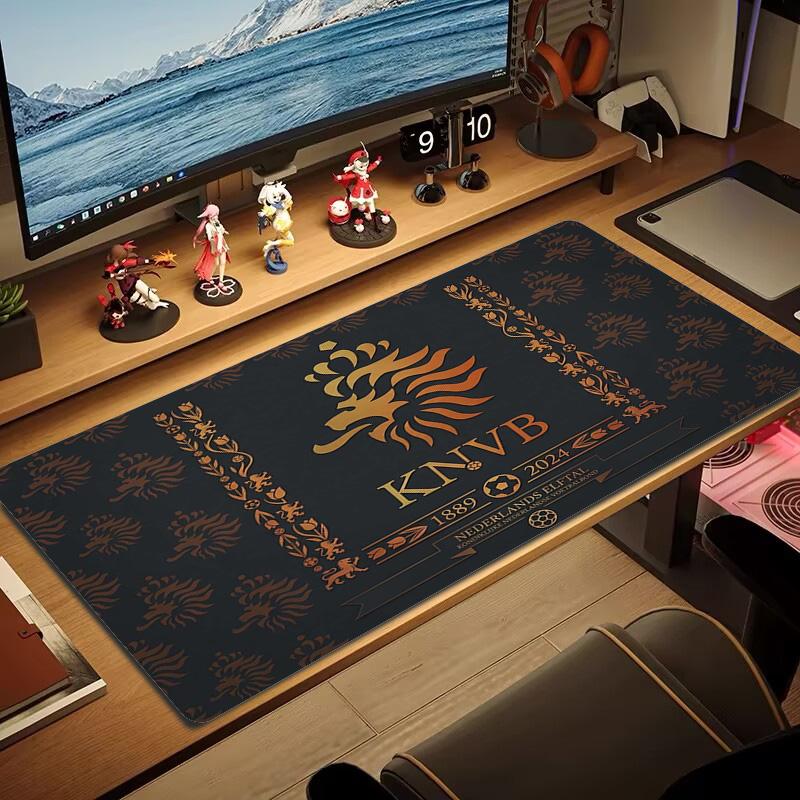 KNVB Color Mouse Pad Large Gaming Table Cushion Non-slip Laptop Tablet Big Mousepad XXL Mat Mini PC Playmat With Lock edge