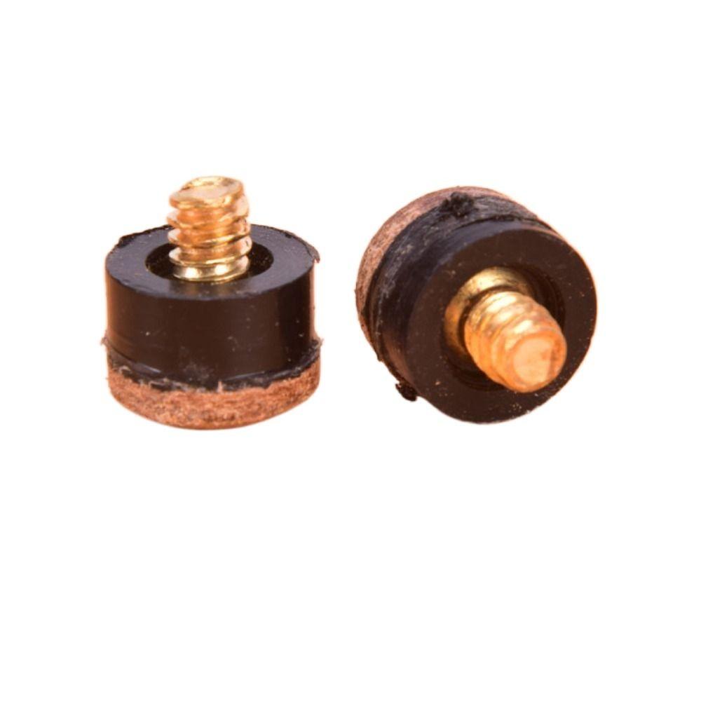 10/11/12/13mm Billiard Replacement Snooker Billard Soft Kit Billard Cue Pool Tips Screw On Cue Tips